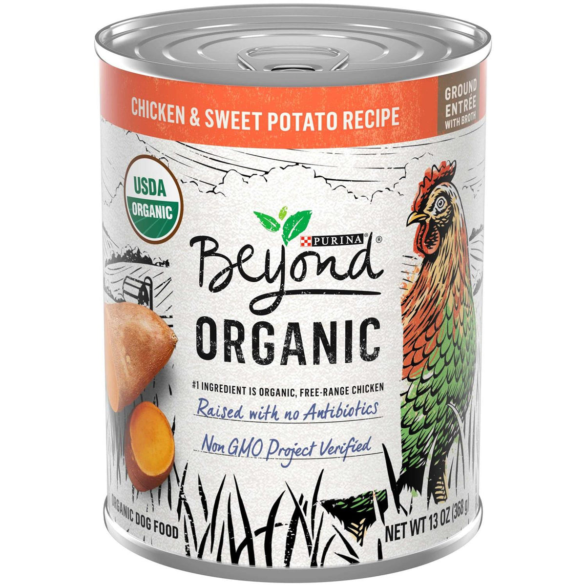 Organic Chicken Recipe Wet Dog Food Q15471