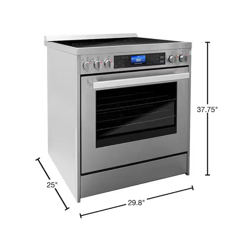 30 in. 5 Burner Electric Range with Convection Oven D437447