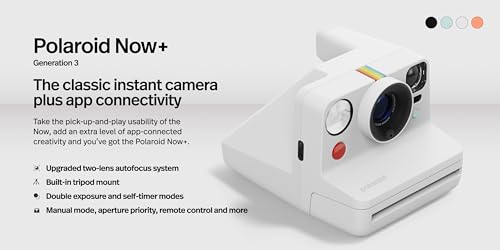 White I-Type Instant Camera + Film Bundle A7999