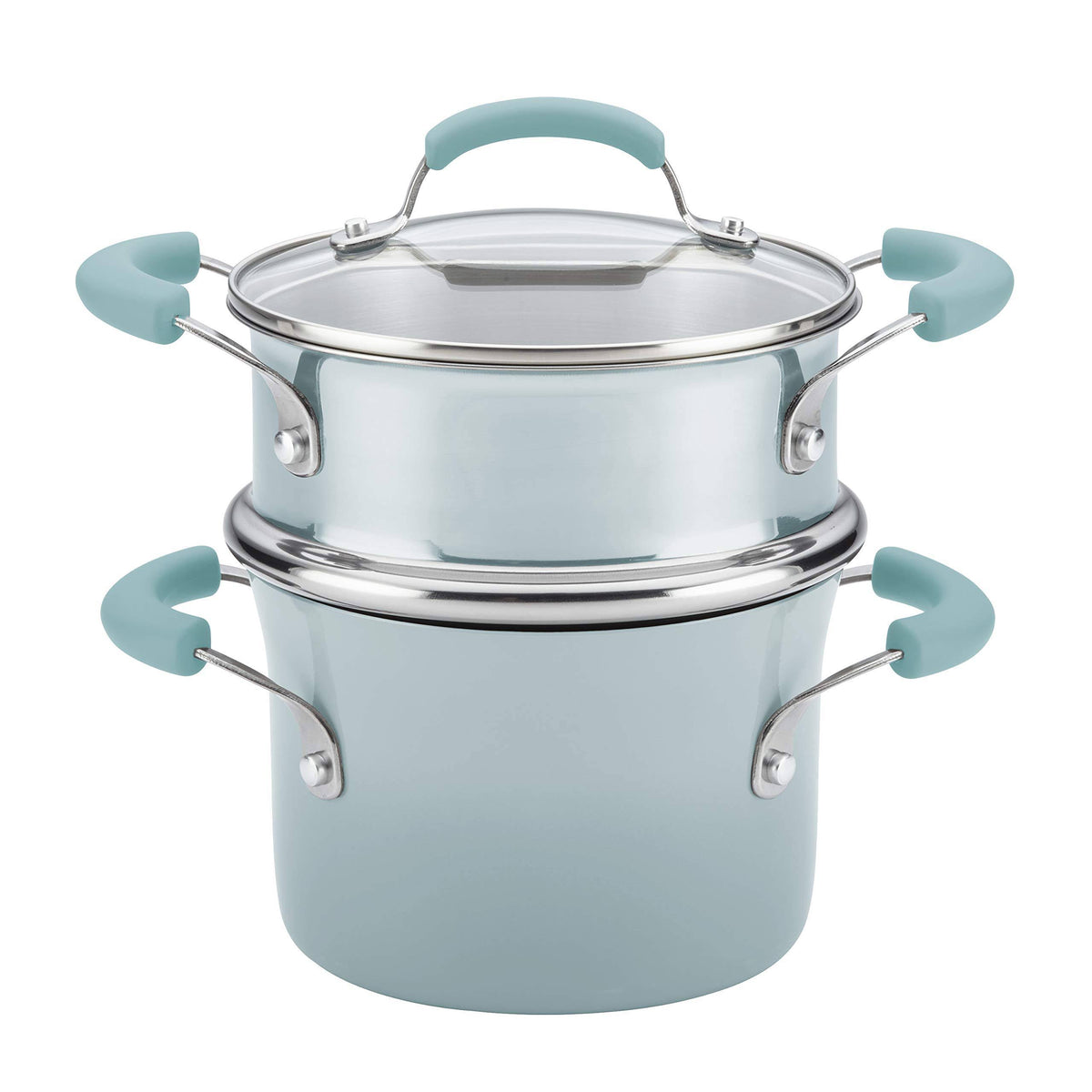 Nonstick 3-Qt. Saucepot and Steamer Set S1301