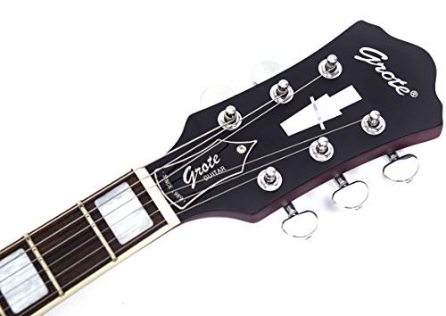 Grey Semi-Hollow Body Electric Guitar Z5296