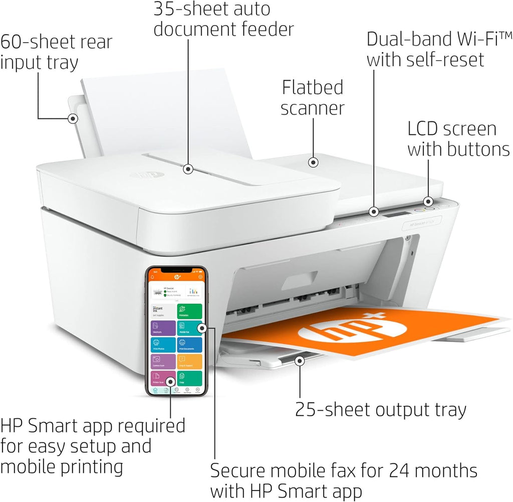 Wireless Color Inkjet Printer with Auto Document Feeder R682