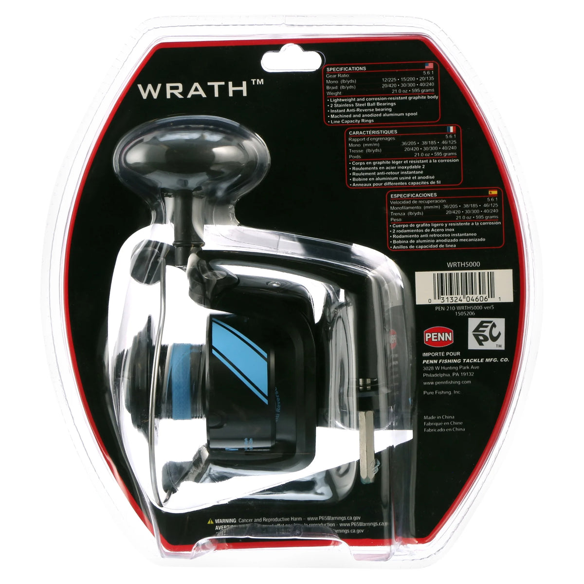 Spinning Fishing Reel Size 5000 I37839
