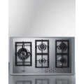 36" Stainless Steel 5-Burner Gas Cooktop with Cast Iron Grates X24536