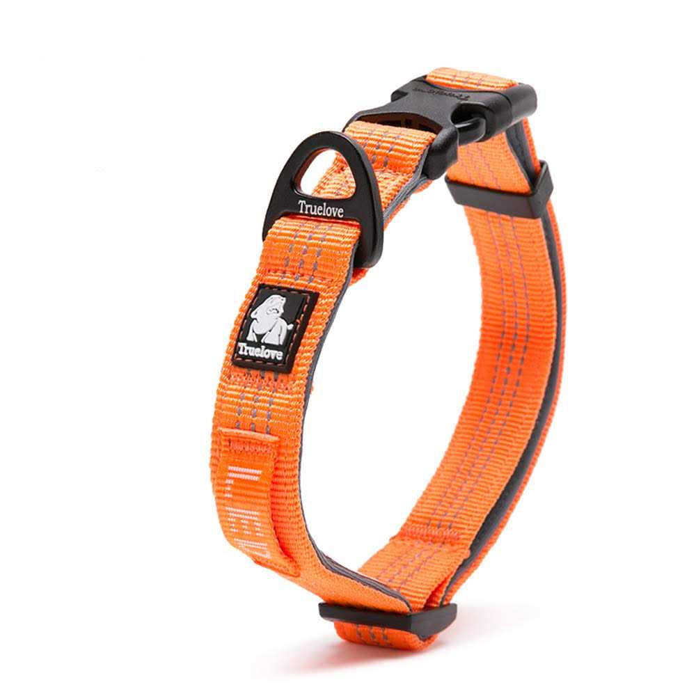 3M Reflective Dog Collar with Aluminum Leash Attachment N4296