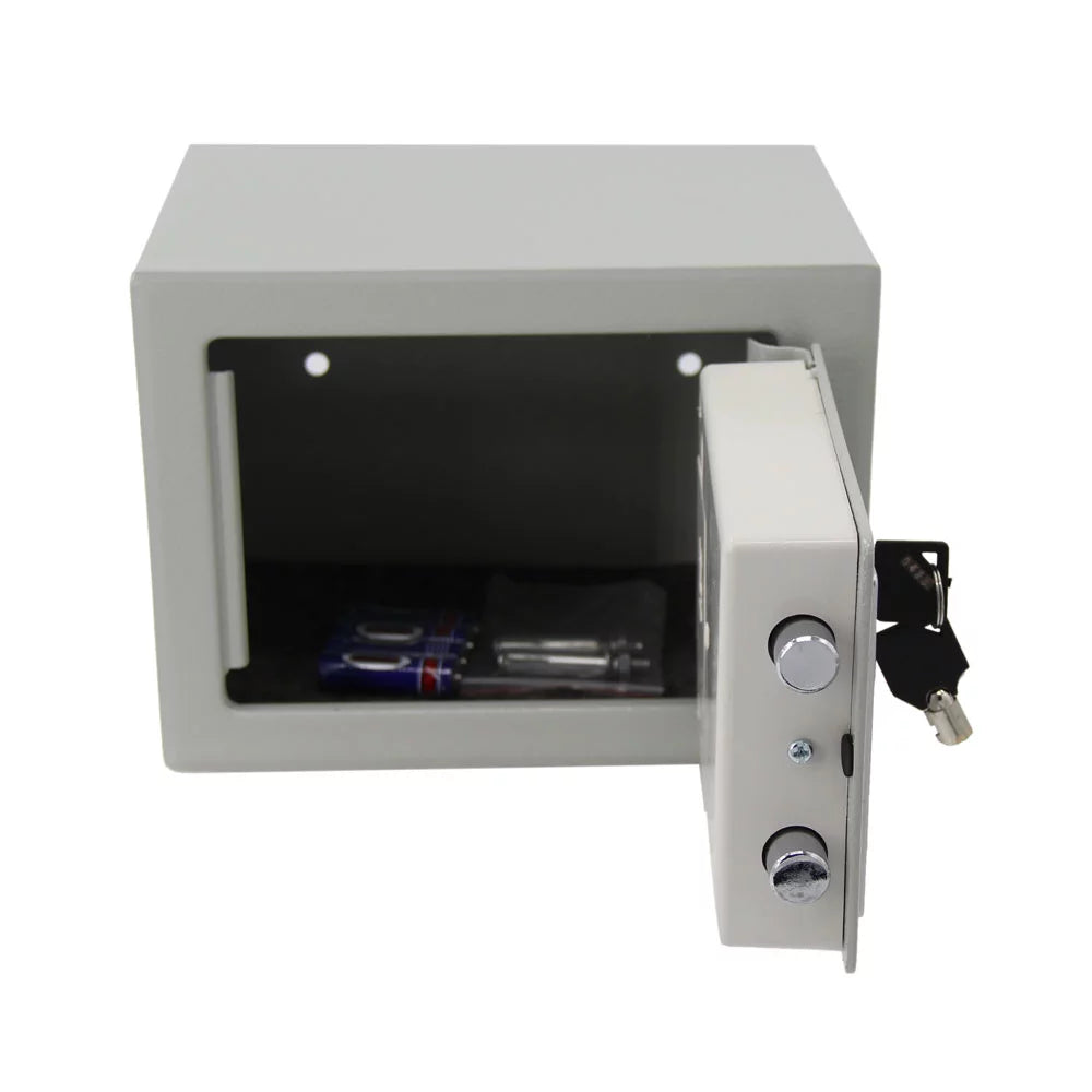 Digital Safe Box with Keypad and Key Lock Y716826