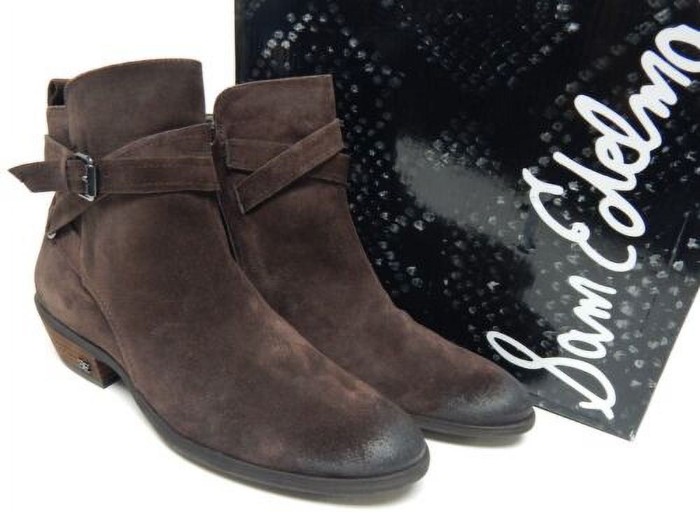 Cocoa Brown Suede Ankle Bootie S858654