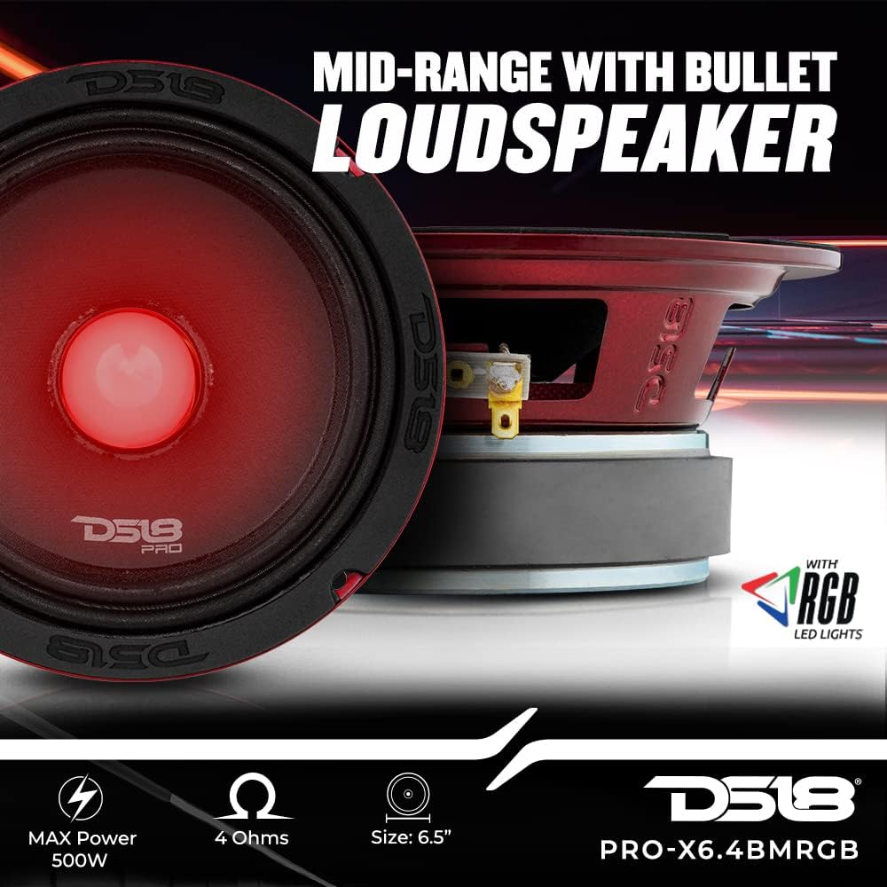 550W Max 4 Ohms Midrange Car Audio Speaker N419