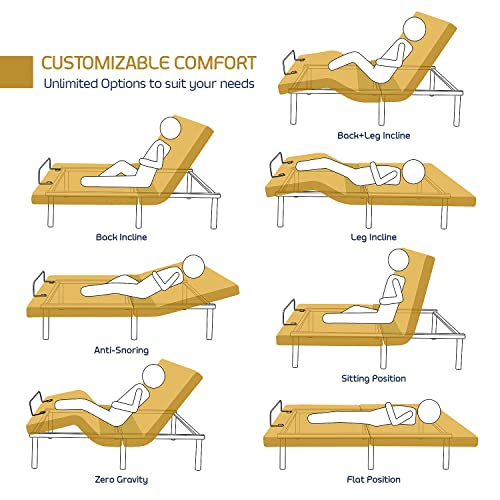 Full Size Adjustable Bed Frame O769