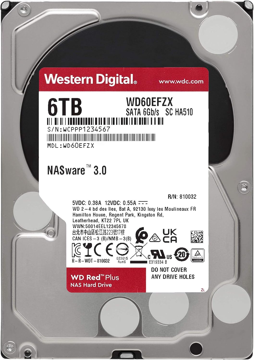 10TB NAS Internal Hard Drive HDD S882