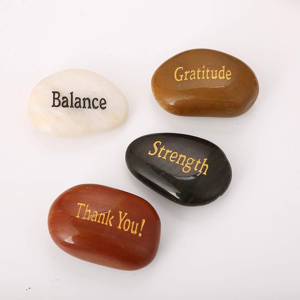 50PCS Inspirational Stones, 2"-3" each U9155