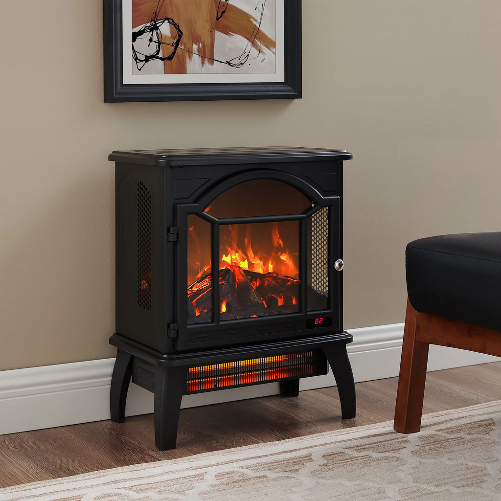 18" Electric Fireplace Stove with Remote Control M167040