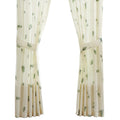 Sage Floral Leaf Rod Pocket Window Curtains Valance F4876