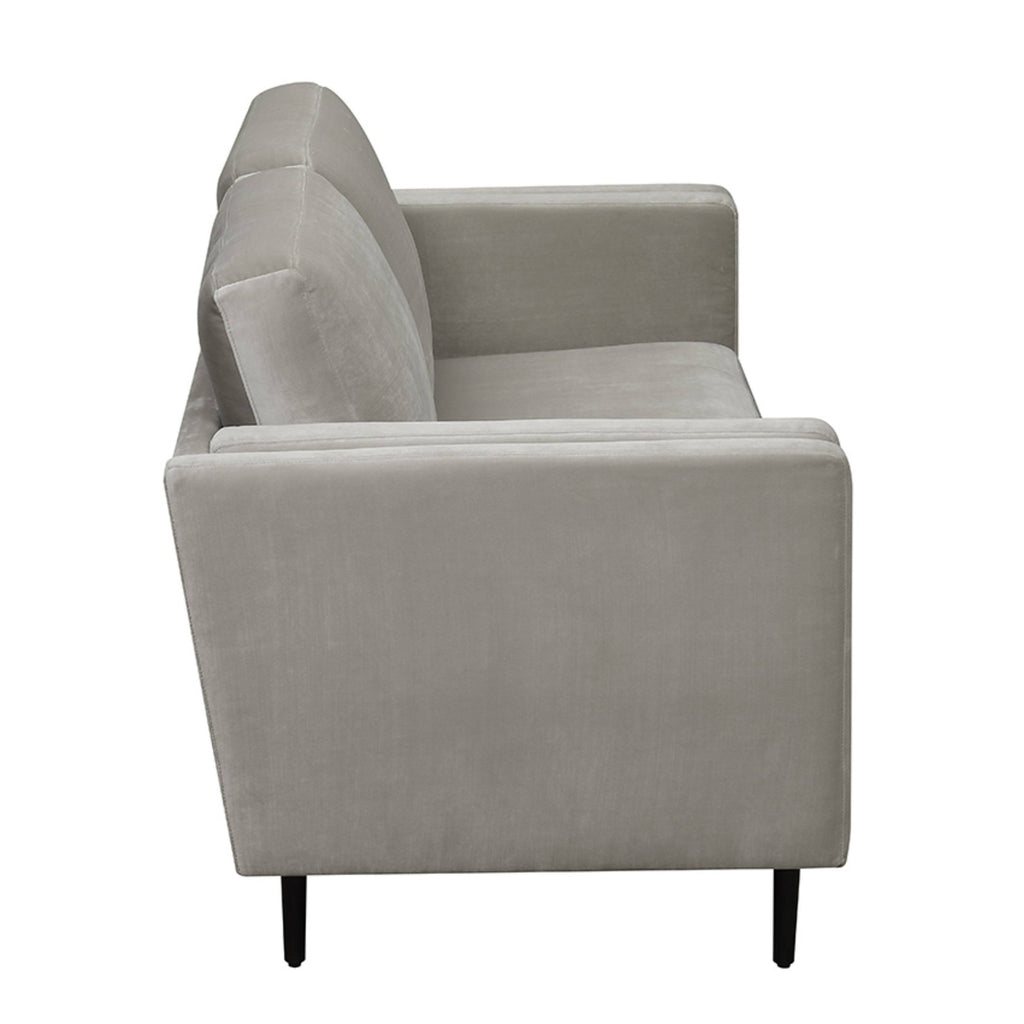 French Cobalt Velvet Sofa M7053