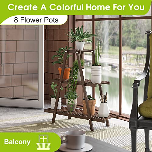 Bamboo 3 Tier Plant Stand P630775