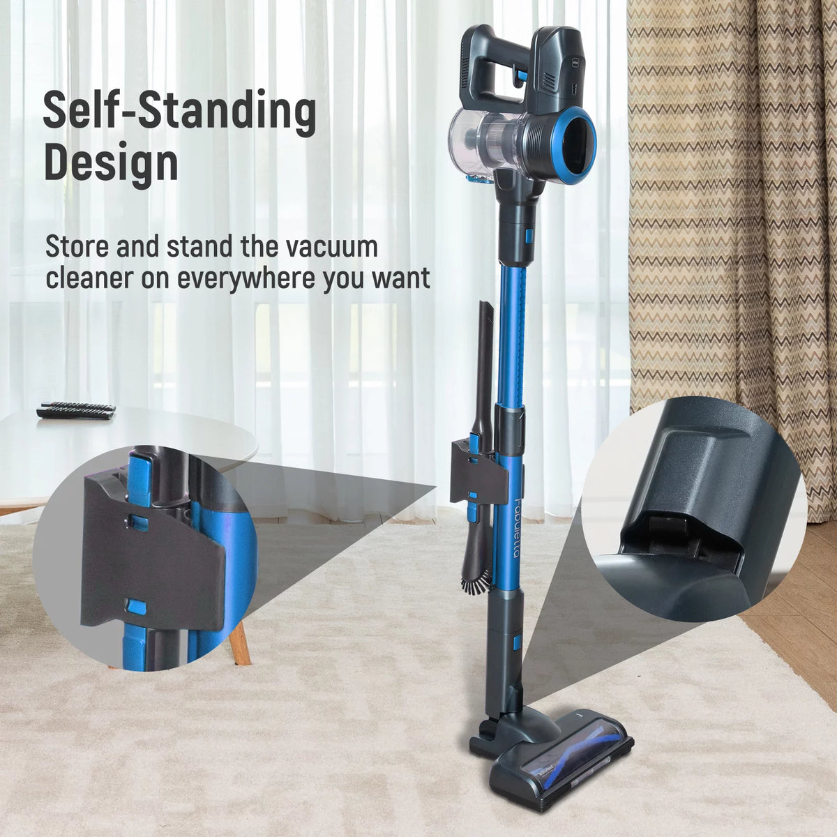 Rechargeable Detachable Battery Cordless Vacuum Cleaner D5496
