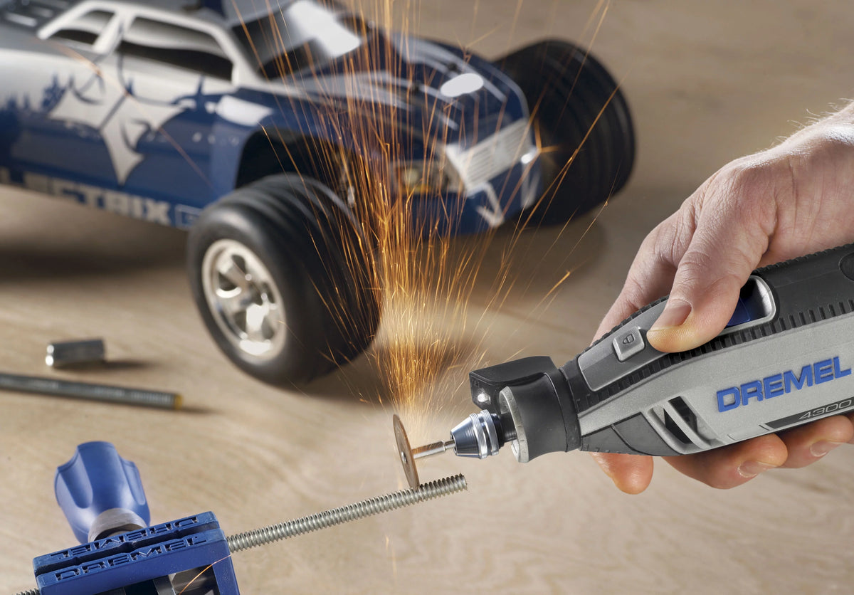 Corded Variable Speed Rotary Tool Kit with Flex Shaft and Hard Storage Case B9075