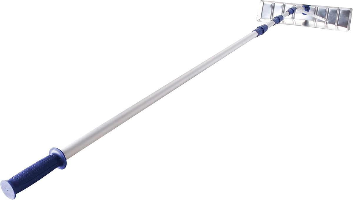 21' Telescoping Snow Shovel Roof Rake with Poly Blade Z982841