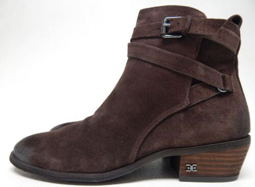 Cocoa Brown Suede Ankle Bootie S858654
