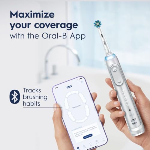 Midnight Black Rechargeable Electric Toothbrush with 1 Replacement Brush Head, Travel Case C814095