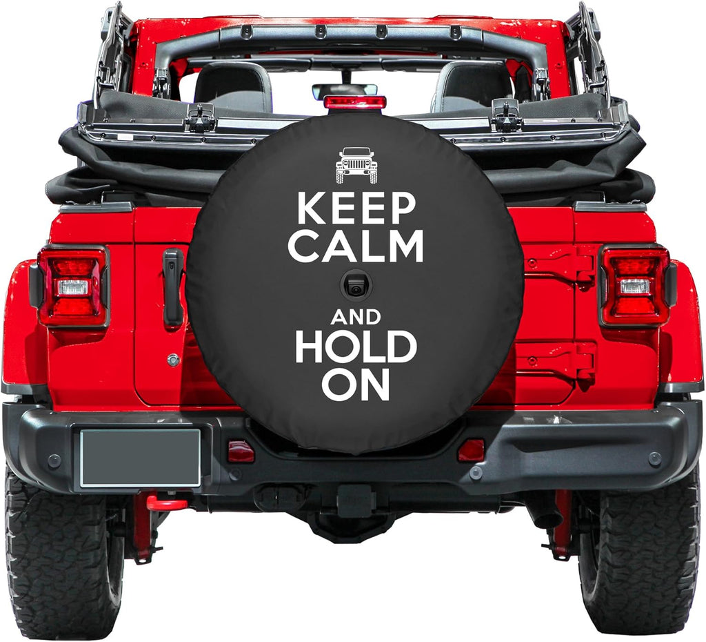 Soft JL Tire Cover with Back-up Camera F3682