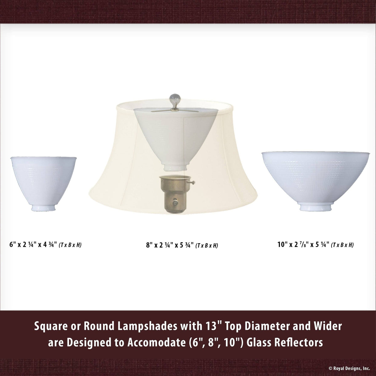 Eggshell Scallop Lamp Shade, 10 x 18 x 13 R757185