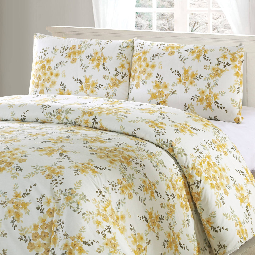 King 3 Piece Cotton Duvet Cover Set I1969