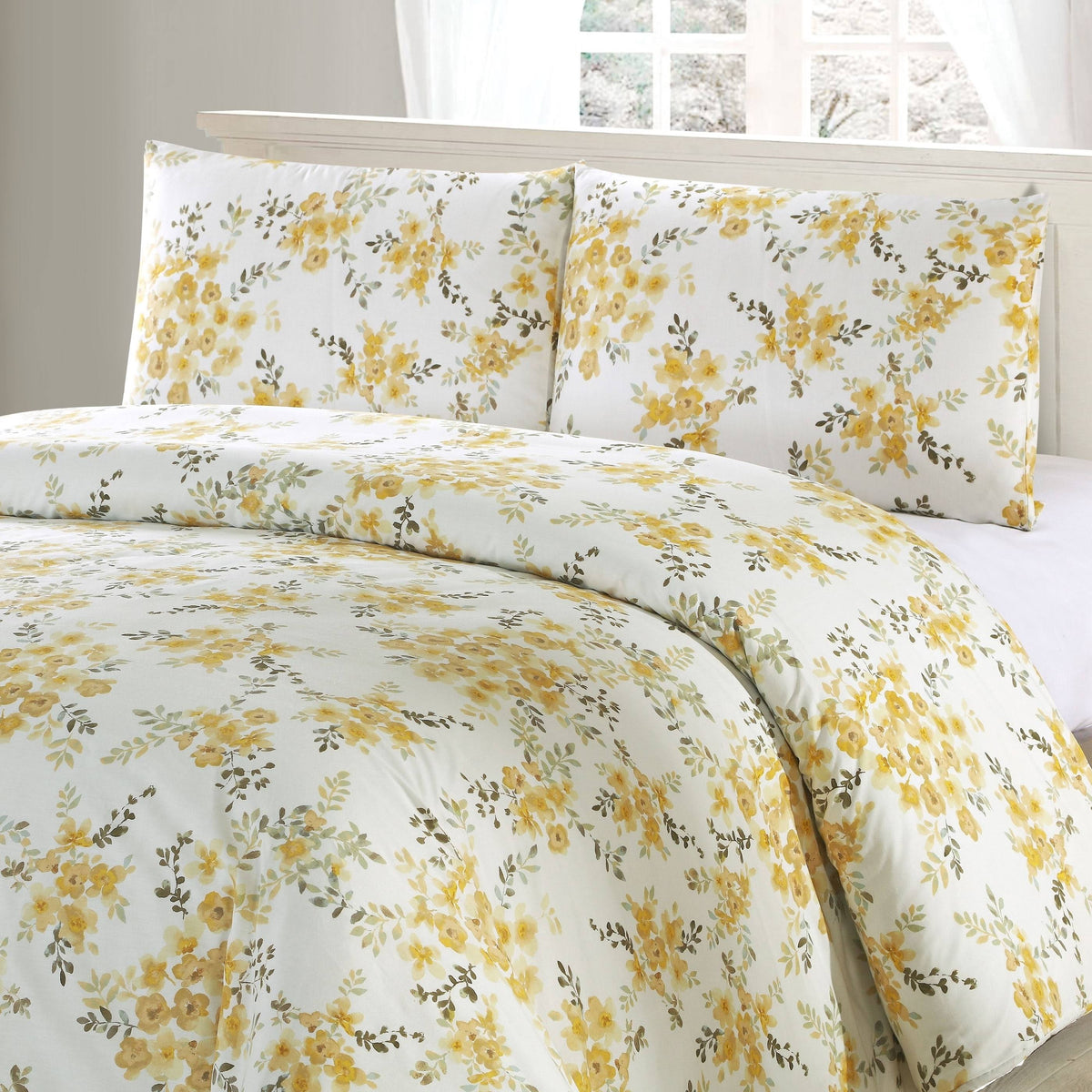 King 3 Piece Cotton Duvet Cover Set I1969