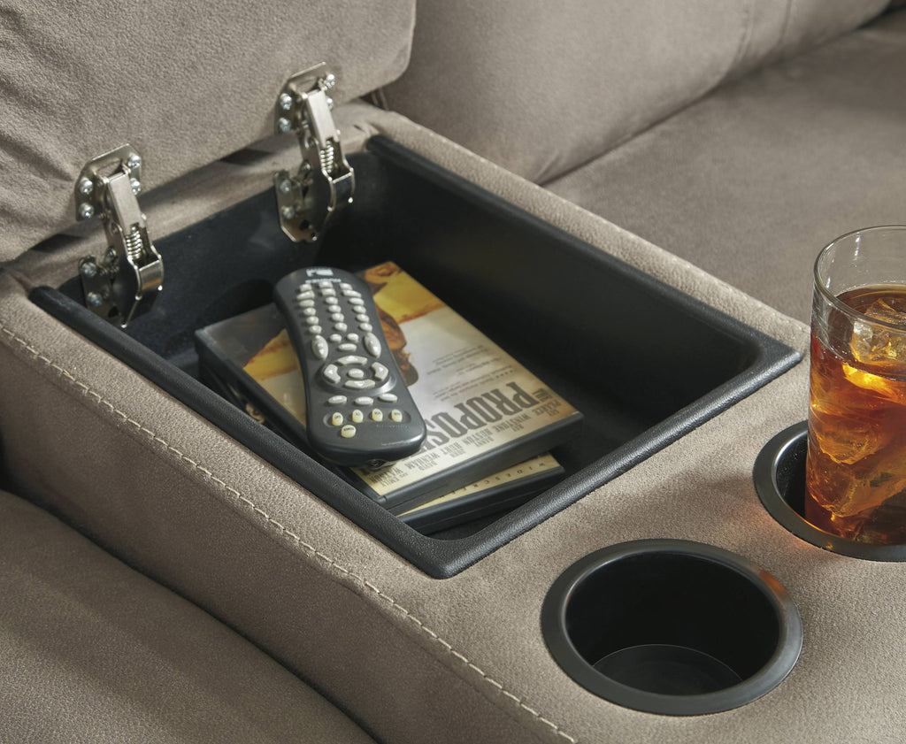 Reclining Loveseat with Console D34099