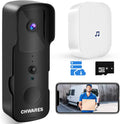 White Video Doorbell Camera 2 Pack with Chime V822974