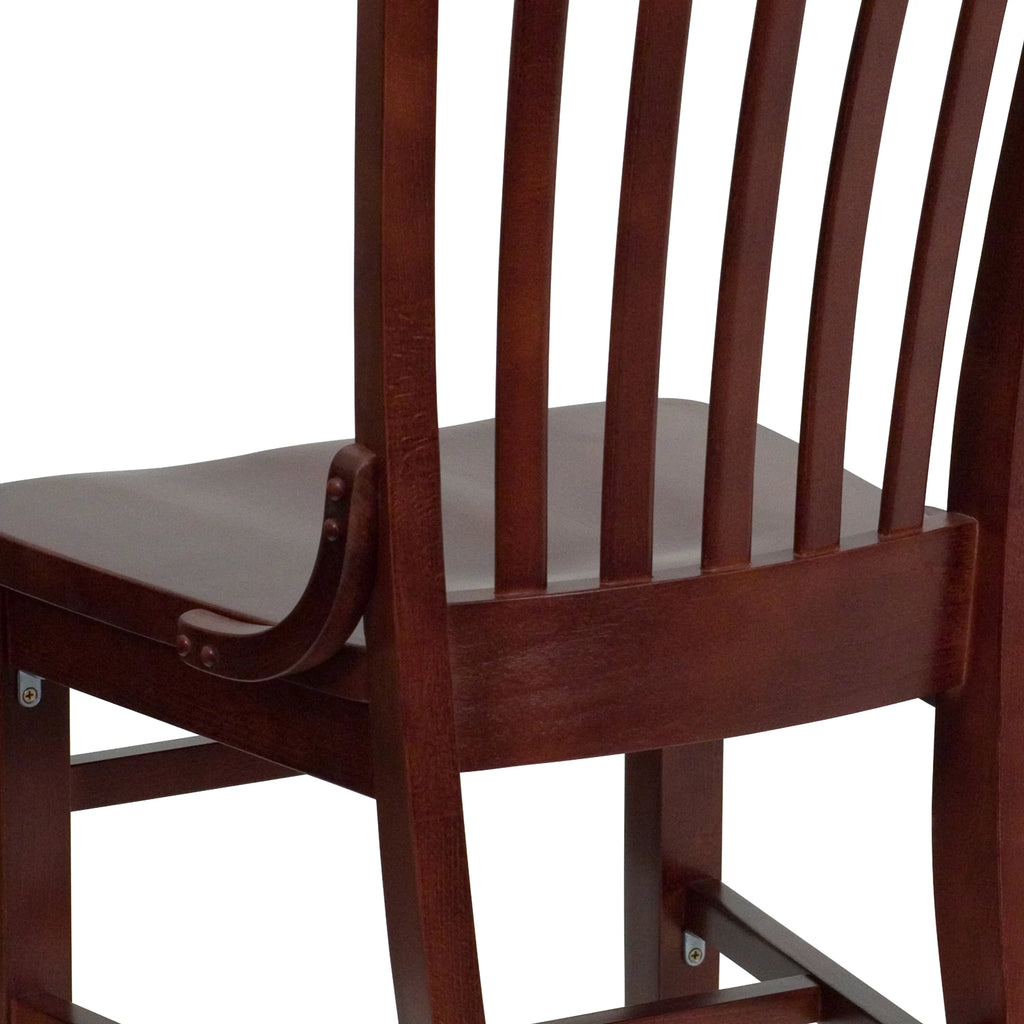 Mahogany Wood Chair S243