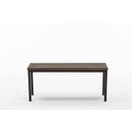 Black Distressed Wood Dining Bench C819071