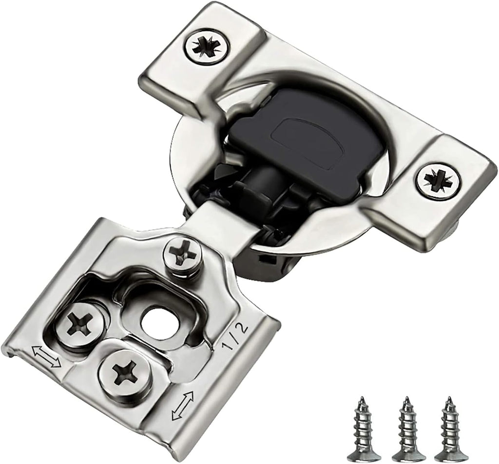 40 Pack Soft Closing 1/2 inch Overlay Cabinet Hinges V971