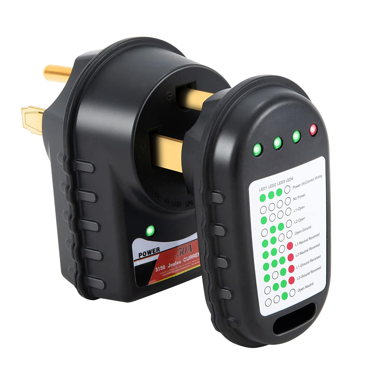 50 Amp RV Surge Protector with LED Indicator C282