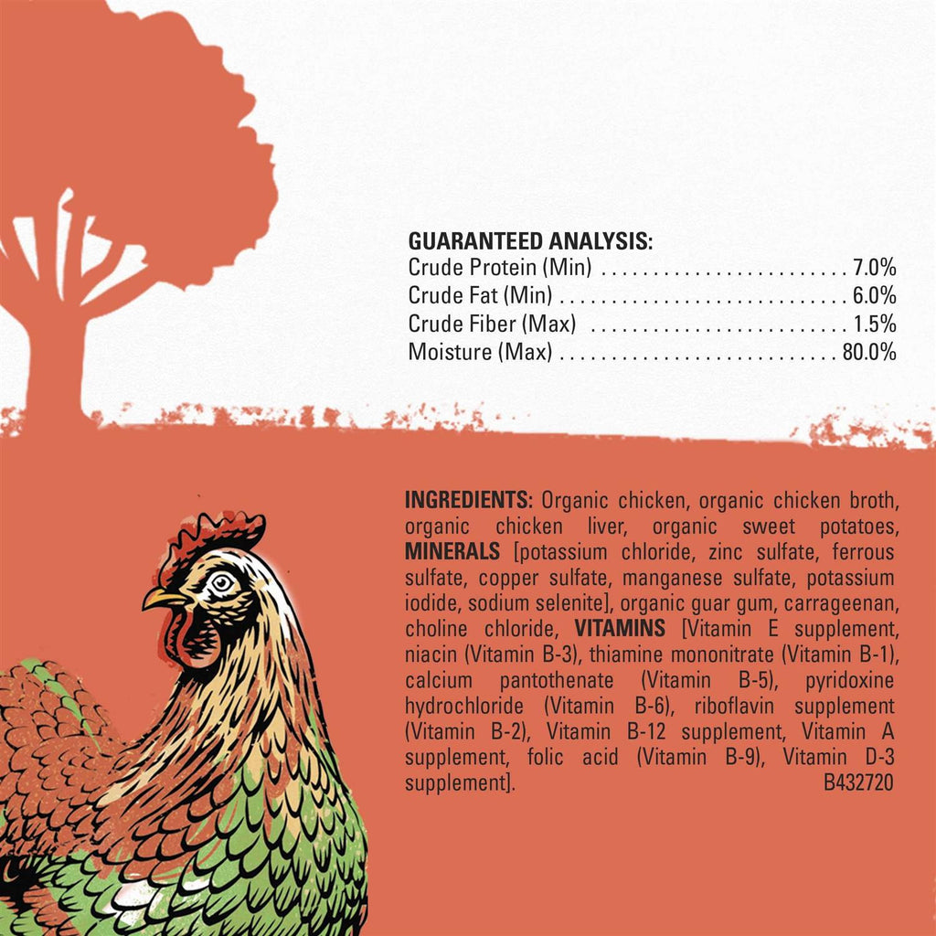 Organic Chicken Recipe Wet Dog Food Q15471