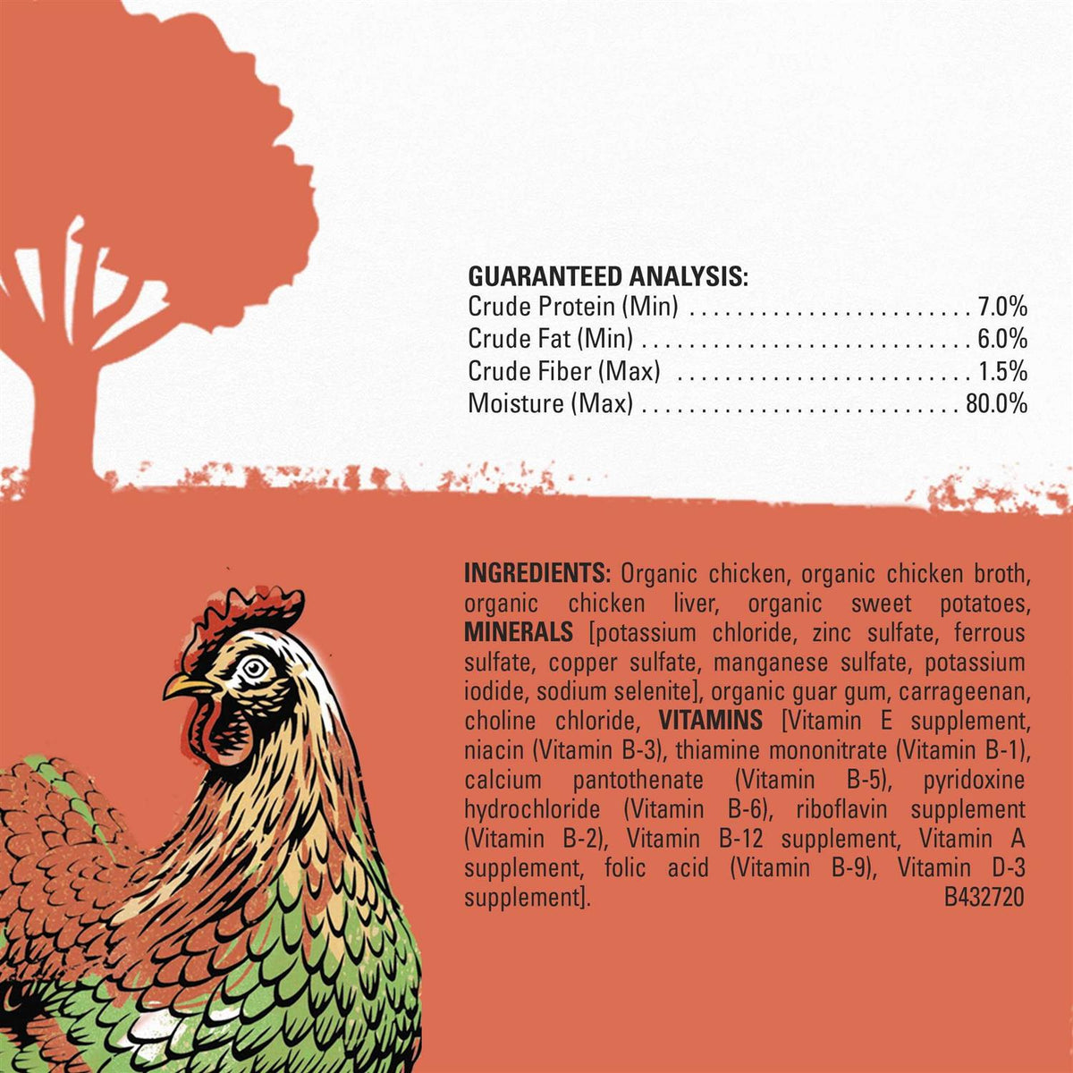 Organic Chicken Recipe Wet Dog Food Q15471