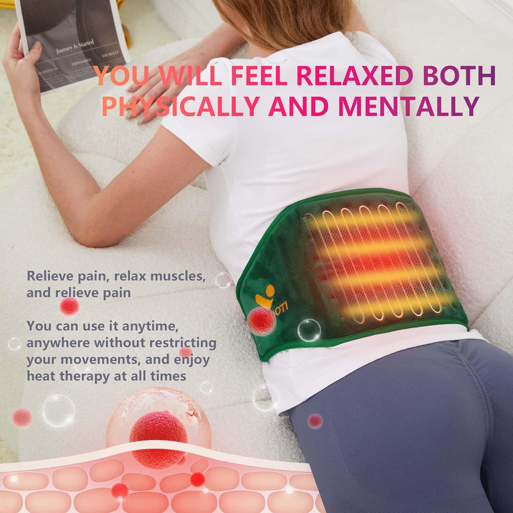 Cordless Heating Pad with Battery and 3 Heat Settings N8293