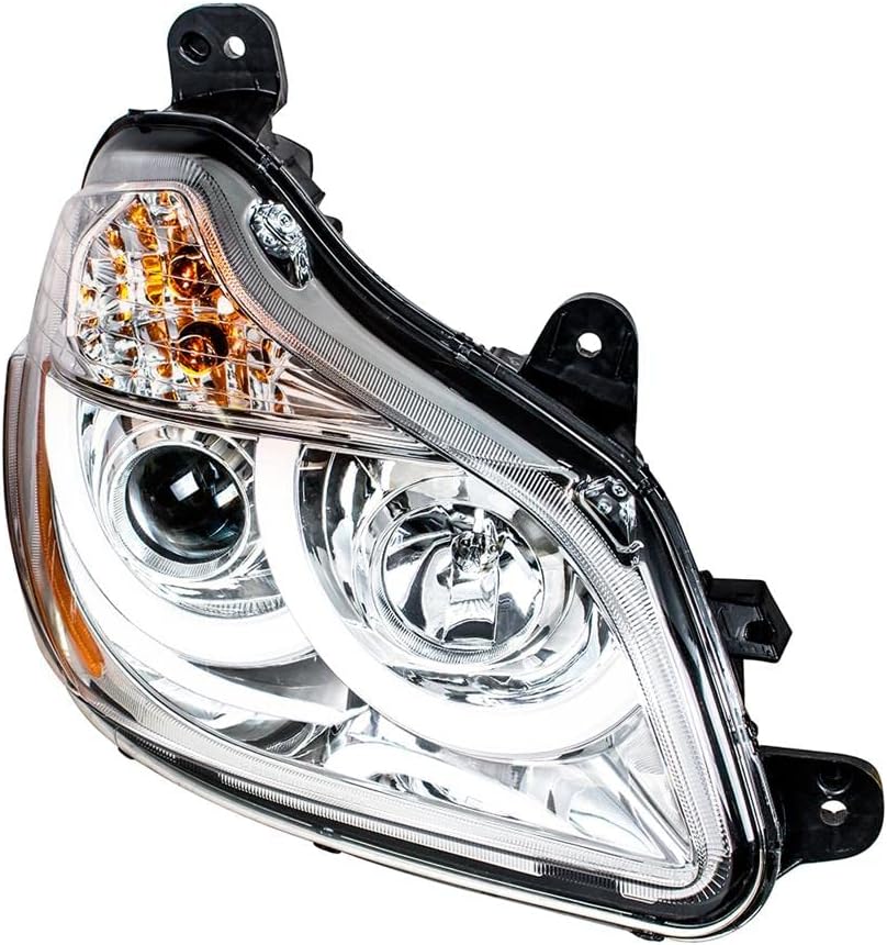Chrome Projection Headlight with LED Position Light K3120