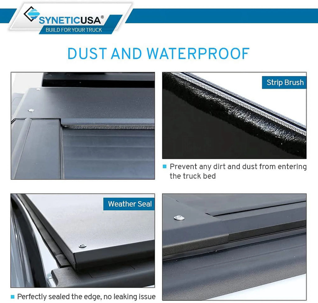 Matte Black Low Profile Aluminum Tonneau Cover C833