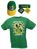 Costume T-shirt Baseball Hat Headband Wristbands P64087