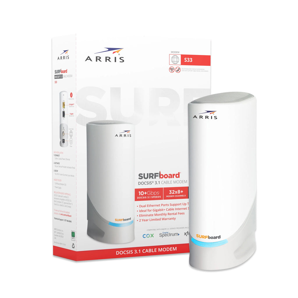 DOCSIS 3.1 Multi-Gigabit Cable Modem with 2.5 Gbps Ethernet Port R858785