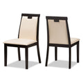 Faux Leather Dining Side Chair Set of 2 X760