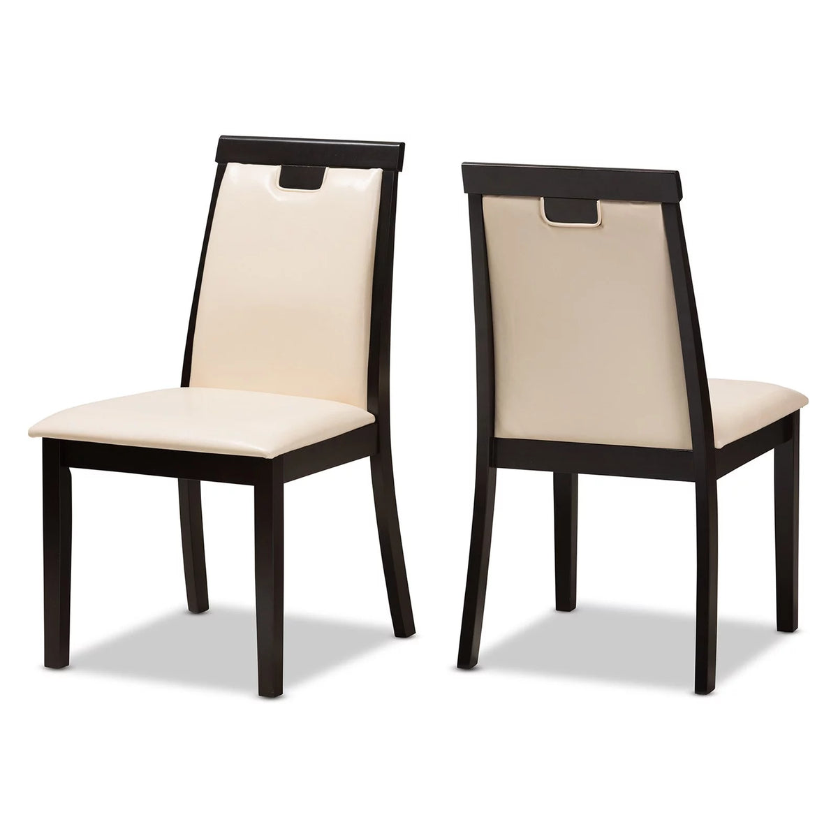 Faux Leather Dining Side Chair Set of 2 X760