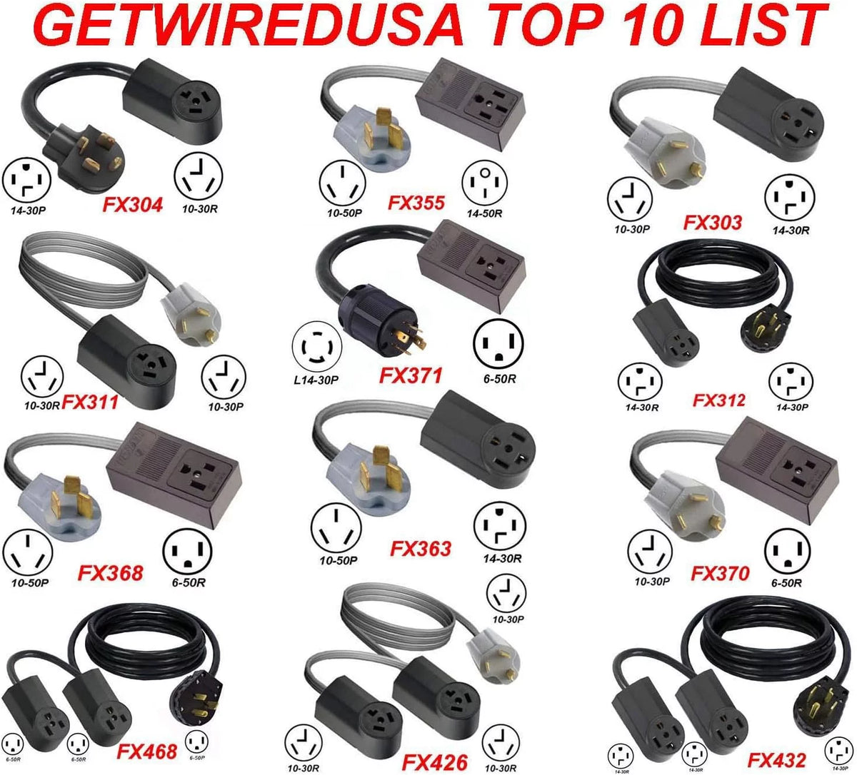 NEMA Power Cord Adapter X9043