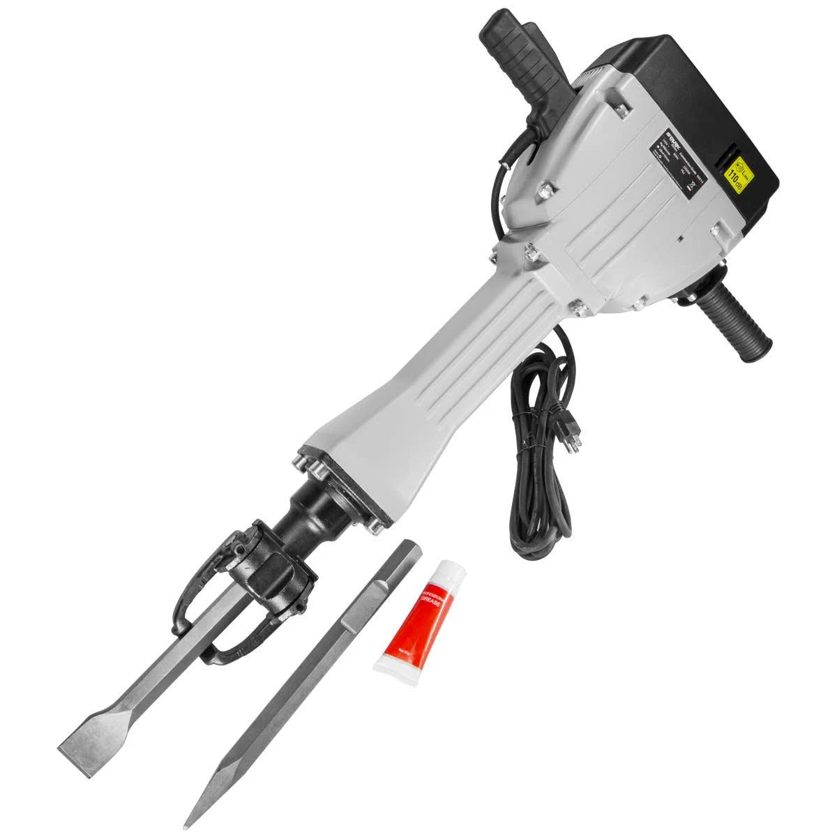2050 Watt Electric Demolition Breaker Jack Hammer with Point & Bull Chisel Bit Set L6627