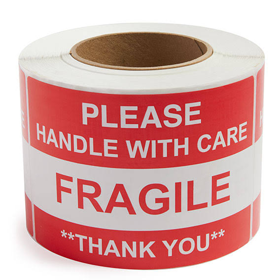 Fragile Handle on Care Labels C3274
