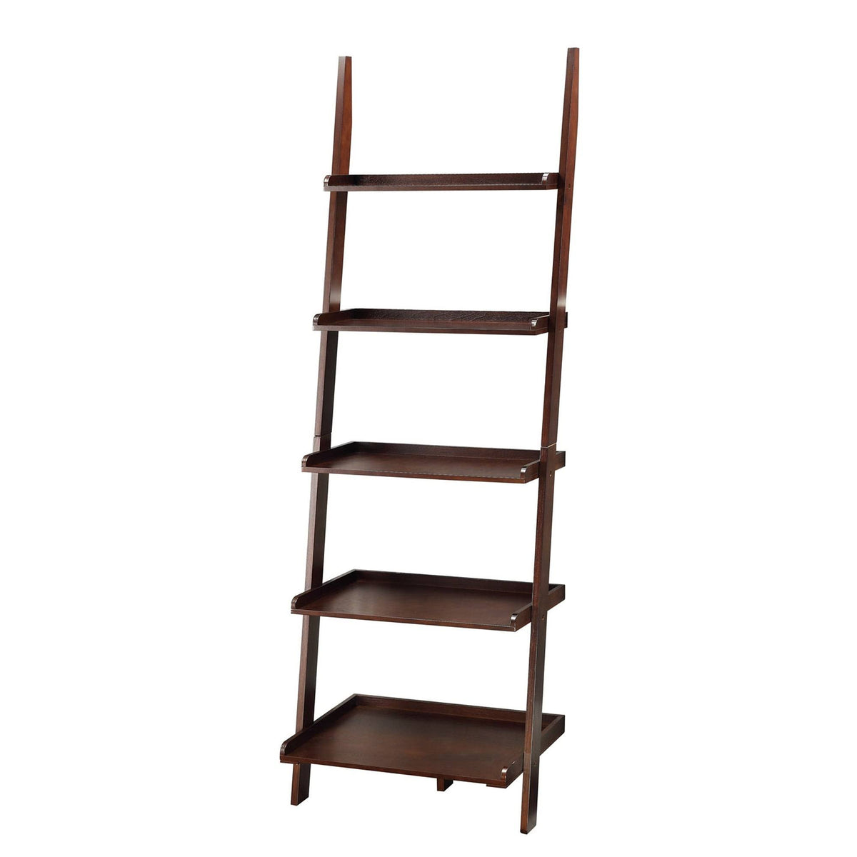Espresso Ladder Bookshelf Q551