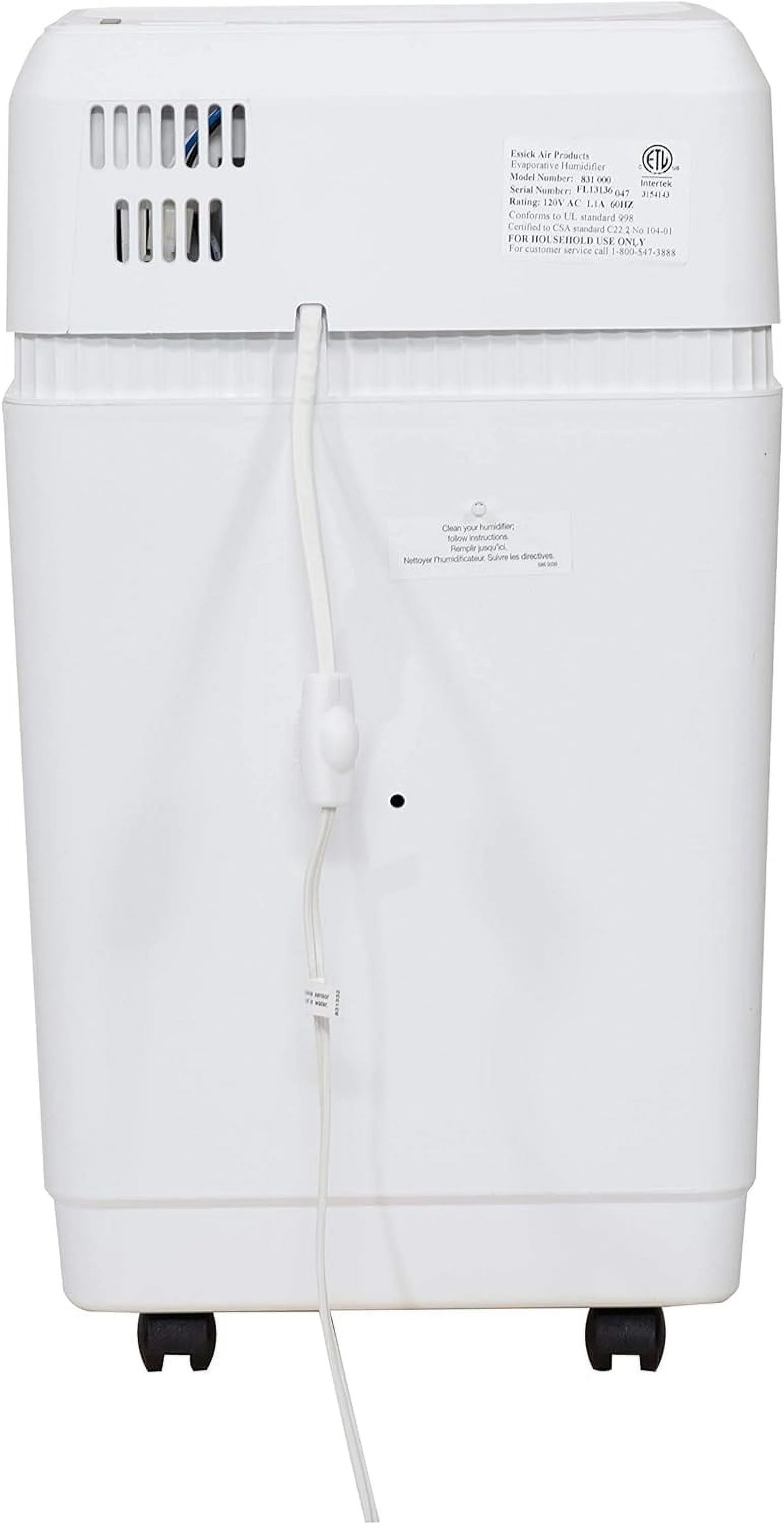 6 Gallon Evaporative Whole House Humidifier with Digital Controls R3427