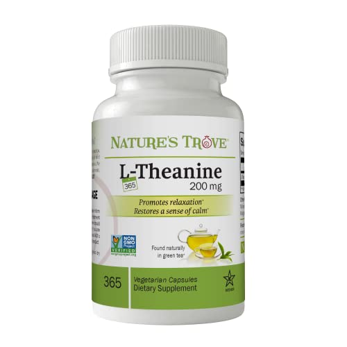 L-Theanine 200mg 365 Vegetarian Capsules U147