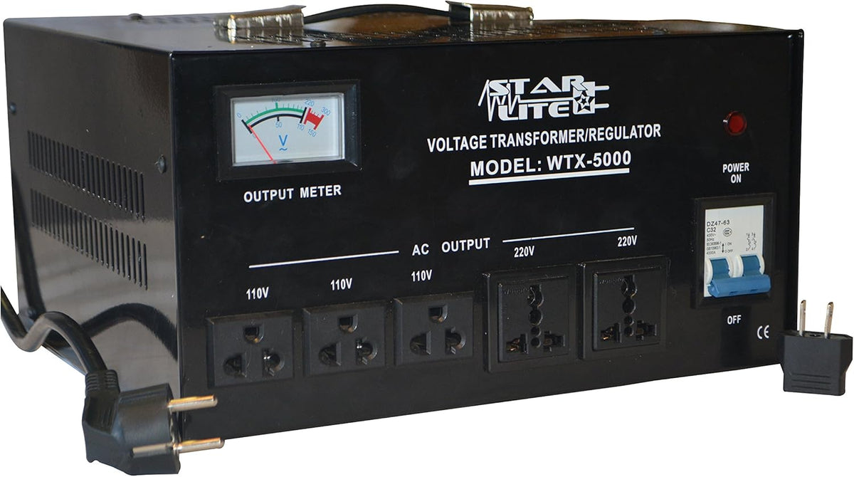 5000 Watt Step Up Down Voltage Converter Transformer 110 to 220 V V832
